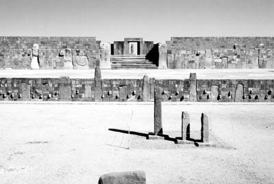 Tiwanaku ruins near La Paz.