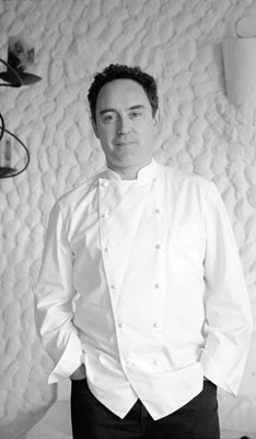 Co-owner and chef of El Bulli, Ferran Adrià.