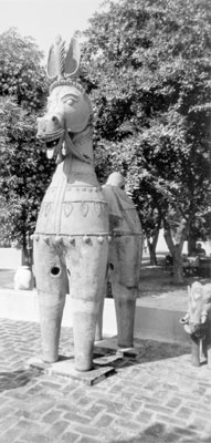 At the Museum of Indian Terracotta — Delhi. 