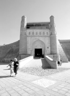 The Ark, or Citadel, a 2,000-year-old fortress of the emirs of Bukhara.