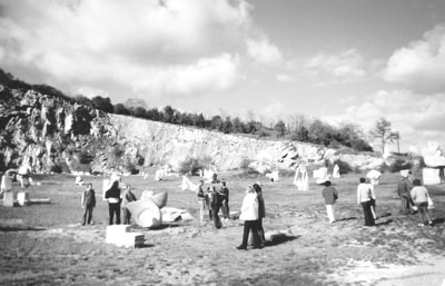 On a hillside cut out of a quarry overlooking the plains of Hungary sit a collection of about 50 sculptures, the result of international competitions. These amazing works are located near the town of Nagyharsany.