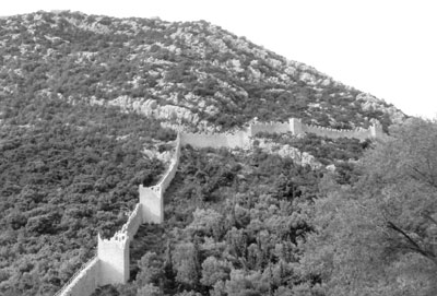 The “great” wall in Ston, Croatia