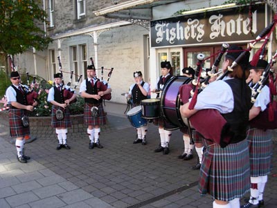 Youth pipe band.