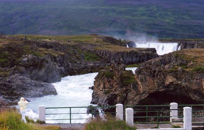 Goðafoss in Akureyri, Iceland.