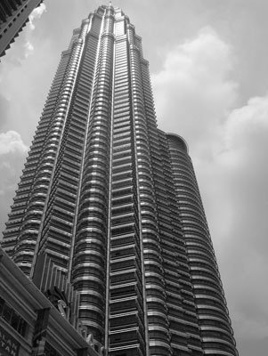 The Petronas Twin Towers are popular with visitors eager for the "top of the world" feeling on the 41st floor.