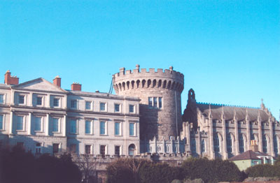 In AD 837, Vikings dropped anchor where the garden in front of Dublin Castle now stands. Photos: Skurdenis