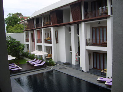 The pool at U Chiang Mai hotel.