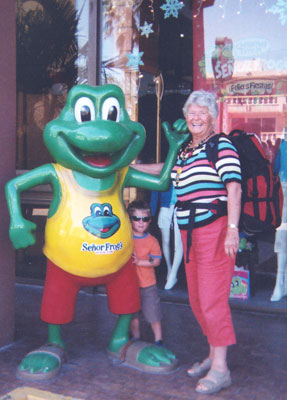 Kaye Tobin at Señor Frog’s in Matzatlan, Mexico.