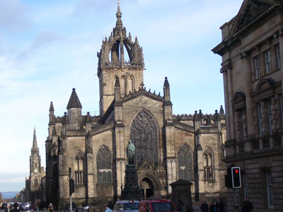 Edinburgh’s St. Giles Cathedral, located on the Royal Mile.