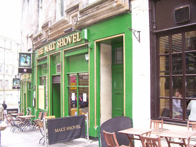 A quaintly named pub in Edinburgh’s Old Town.