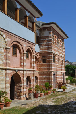 Meeting office of the Megiste Lavra monastery.