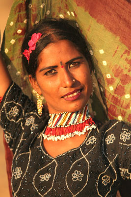 A dancer at India’s Pushkar Camel Fair, an event that draws 200,000 people from around the world each year. 