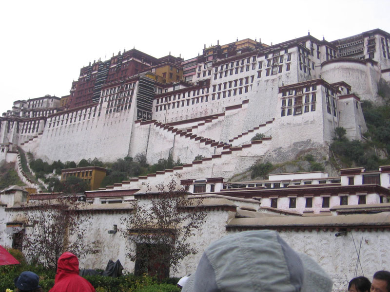 View of Potala Palace in Lhasa.