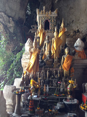 The Tam Ting caves are home to over 4,000 statues of Buddha.