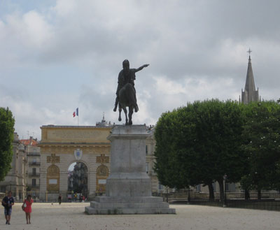 The Parc de Peyrou, located within three minutes’ walk of the lycée.