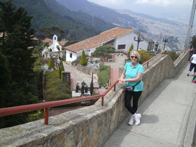 Carole Feldman at Monserrate Peak.