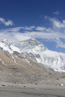 View of Mt. Everest.