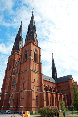 Uppsala Cathedral — one of Scandinavia’s largest, most historic churches — dominates the center of this Swedish college town.