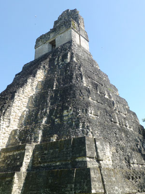 Pyramid at Tikal.
