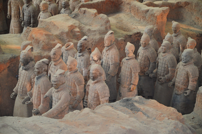 Terra-cotta warriors, Xi’an.