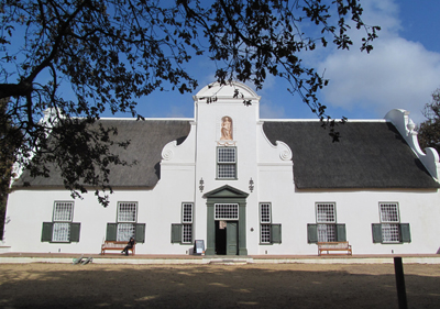 Groot Constantia manor house, Cape Town.
