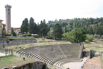 Fiesole’s Area Archeologica features this Roman theater.