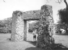 Ha’amonga Trilithon in the Kingdom of Tonga