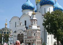 The Dormition  Cathedral in  the Trinity Lavra of  St. St. Sergius