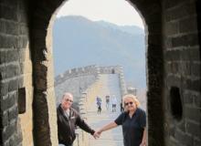 Dennis and Jill Miller at the Great Wall.