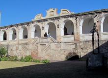 Patio and residence of Alta Gracia estancia, near Córdoba, Argentina. Photos by Julie Skurdenis