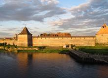 Shlisselburg Fortress, located in northwestern Russia
