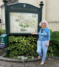 Edna R.S. Alvarez in Cricklade in southwestern England.