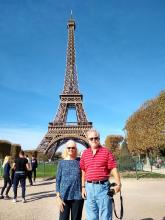 We still do the touristy things, like visiting the Eiffel Tower.