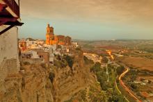 Arcos, Spain, where locals “see the backs of the birds as they fly.” Photo by Dominic Arizona Bonuccelli
