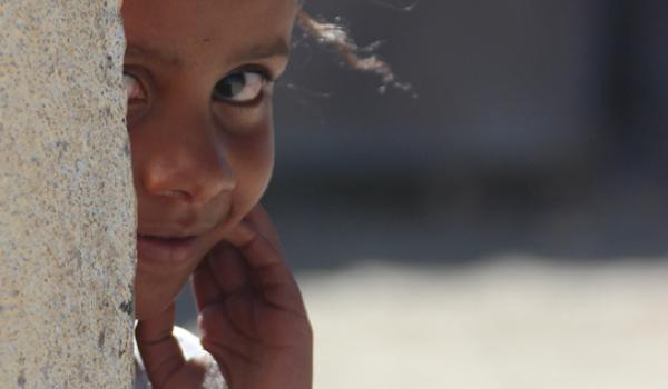 A shy village girl in Eritrea. Photo by Jeffery L. Carrier