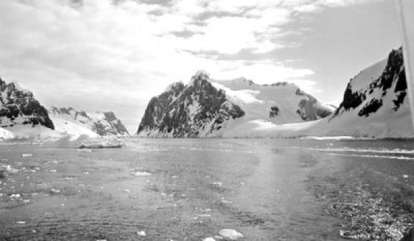 A view of the Gerlache Straits.