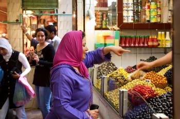 Tangier’s market is a delight for anyone interested in a lively scene, fascinating people, and a cultural education.