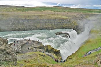 A country of superlatives, Gullfoss waterfall is a top sight on Iceland’s Golden Circle route.