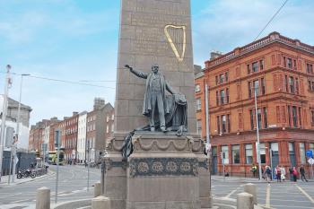This Dublin statue honors Charles Stewart Parnell, beloved for his tireless work for land reform and Irish home rule. Photo by Rick Steves