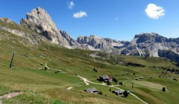 On trails from the Seceda lift station, refugios offer hikers food and drink. Photos by Ann Cabot