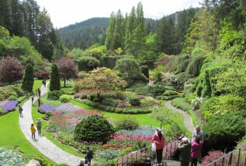 Butchart Gardens in Brentwood Bay, near Victoria, BC.