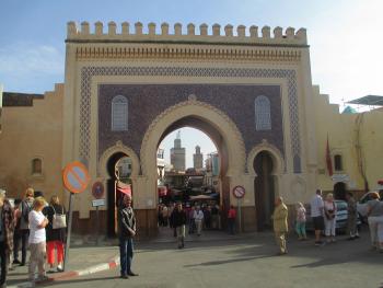 Entrance to the medina in Fes. Photo by Kimberly Edwards