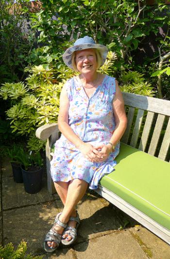 Sue Clark, owner of The Crystal Garden in southwest Wales. Photos by Yvonne Michie Horn
