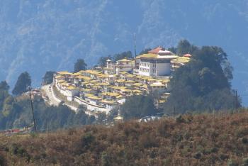 A view of Tawang Monastery.