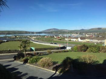 The town of Dingle and Dingle Bay, seen from the Greenmount House.