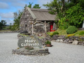 We found Molly Gallivan’s shop on the Ring of Beara, County Cork. It had beautiful Irish woolens and other crafts for sale.