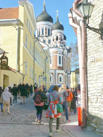 Tallinn’s Old Town is a wondrous maze of narrow streets and alleys.