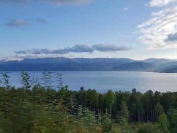 Lake Baikal in southern Siberia.