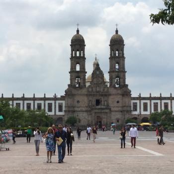 The 17th-century Franciscan Basilica of Our Lady of Zapopan.