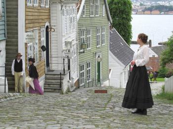 The open-air Old Bergen Museum.